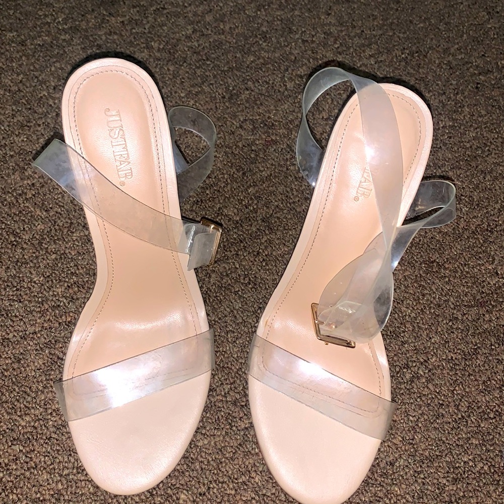 Clear heels